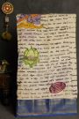 Kalamkari Off White Saree With Diamonds Border