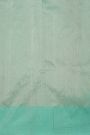 Chanderi Silk Mint Blue Saree With Florals And Buttis Body