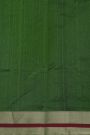 Chanderi Silk Bottle Green Saree With Pichwai Buttis Body