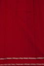 Chanderi Silk Red Saree With Florals And Buttis Body