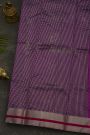 Chanderi Silk Purple Saree With Pichwai Buttis Body