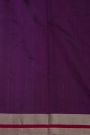 Chanderi Silk Purple Saree With Pichwai Buttis Body