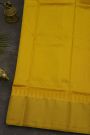 Chanderi Silk Mustard Saree With Parrot Buttis Body