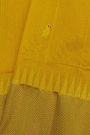 Chanderi Silk Mustard Saree With Parrot Buttis Body