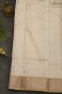 Chanderi Silk Baby Pink Saree With Floral Buttis Body