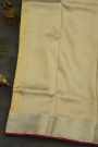 Chanderi Silk Golden Yellow Saree With All Over Floral Buttis Body