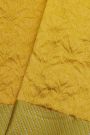 Chanderi Silk Mustard Saree With All Over Floral Buttis Body