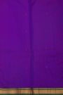 Chanderi Silk Purple Saree With Kaddi Border
