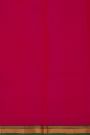 Chanderi Silk Rani Pink Saree With Kaddi Border