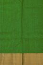 Chanderi Sico Bottle Green Saree With Kaddi Border