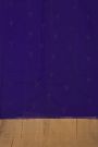 Chanderi Sico Dark Violet Saree With Kaddi Border