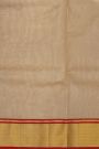 Chanderi Sico Peach Saree With Kaddi Border