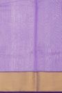 Chanderi Silk Lavender Saree With Kaddi Border
