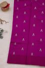 Chanderi Silk Pink Saree With Meenakari Buttis Body
