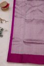 Chanderi Silk Pink Saree With Meenakari Buttis Body