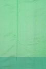 Chanderi Silk Mint Green Saree With Florals And Buttis Body