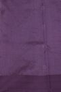 Chanderi Silk Purple Saree With Meenakari Buttis Body