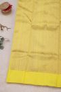 Chanderi Silk Yellow Saree With Meenakari Buttis Body