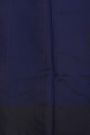 Chanderi Silk Navy Blue Saree With Florals And Buttis Body