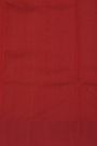 Chanderi Silk Red Saree With Meenakari Buttis Body