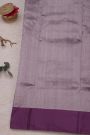 Chanderi Silk Purple Saree With Meenakari Buttis Body