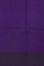 Chanderi Silk Violet Saree With Floral Buttis Body