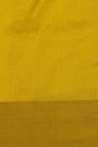 Chanderi Silk Yellow Saree With Floral Buttis In Zari Body