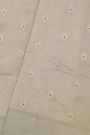 Chanderi Silk Beige Saree With Meenakari Buttis Body