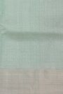 Chanderi Silk Ice Blue Saree With Meenakari Buttis Body