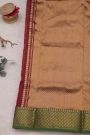 Chanderi Silk Magenta Saree With Diamonds And Paisleys Border
