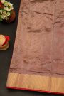 Chanderi Silk Bottle Green Saree With Floral And Leaf Jaal Body