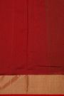 Chanderi Silk Bottle Green Saree With Floral And Leaf Jaal Body
