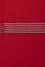 Chanderi Silk Red Saree With Diamonds Border