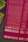 Kuppadam Sico Golden Yellow Saree With Gap Motifs Border