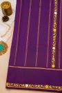 Kancheepuram Silk Off White Saree With Tanjore Hand-Painted Florals And Animals Body