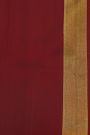 Gadwal Silk Off White Saree With Tanjore Hand-Painted Florals Body