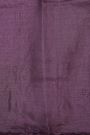 Fancy Tussar Dark Purple Saree With Florals And Leaves Body