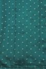 Fancy Tussar Peacock Green Saree With Bird Buttis In Thread Work Body