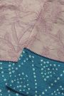 Fancy Kora Lavender Saree With Bandhani Dots Border