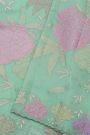 Fancy Kora Sky Blue Saree With Cut Work Border