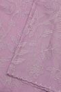 Fancy Tussar Lavender Saree With Cut Work Border
