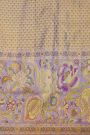 Kancheepuram Silk Purple Saree With All Over Meenakari Jamdani Weaving