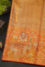 Kancheepuram Silk Purple Saree With All Over Meenakari