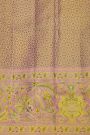 Kancheepuram Silk Yellow Saree With All Over Meenakari Body And Border
