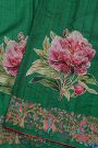 Designer Tussar Green Saree