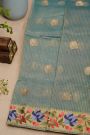 Fusion Tissue Multicolour Saree