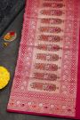 Banarasi Silk Magenta Saree