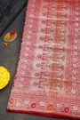Banarasi Silk Red Saree