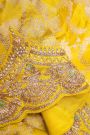 Fancy Silk Yellow Saree