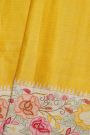 Kancheepuram Silk Yellow Saree